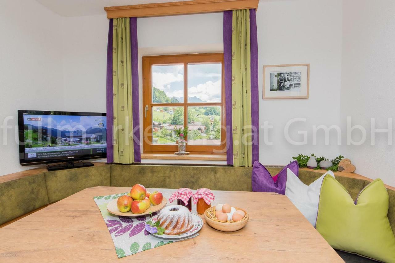 Familienbauernhof - Leogang Apartments Weissbacher Buitenkant foto